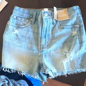 Madewell NWT perfect jean short